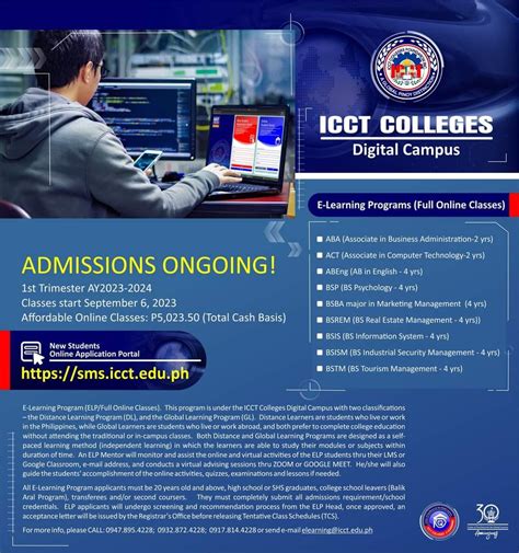 icct sms|Programs .